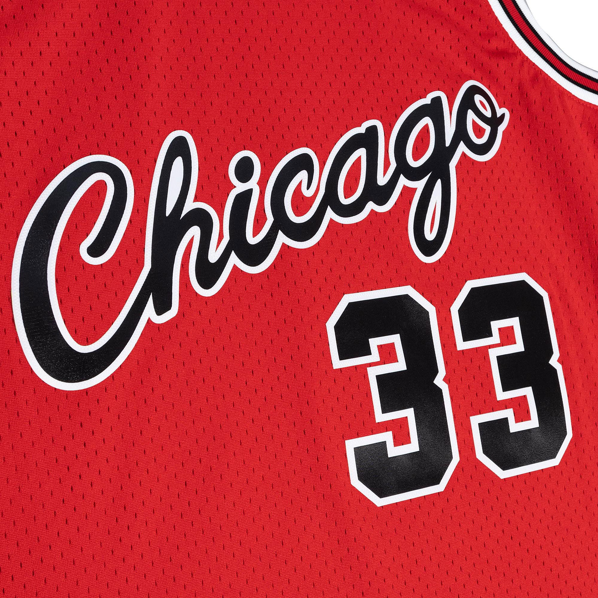 Scottie Pippen Chicago Bulls 2003/04 Hardwood Classics Jersey - Red