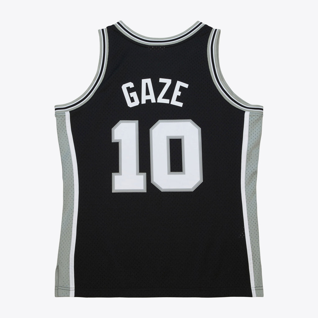 Andrew Gaze San Antonio Spurs 1998-99 Black Jersey Stitched