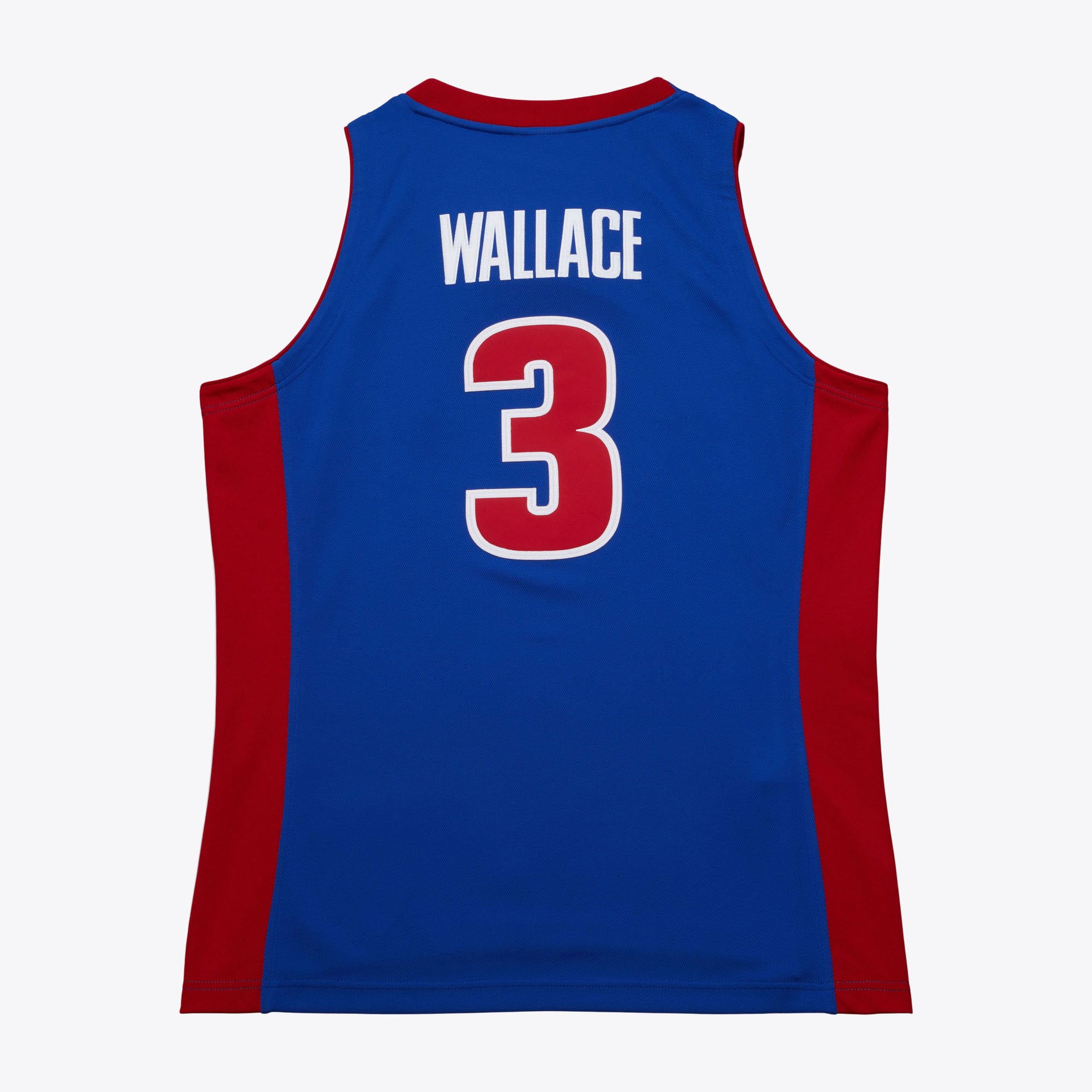 Ben Wallace Detroit Pistons Blue 2007 Finals Jersey Stitched