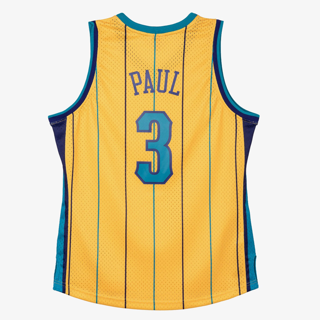 Chris Paul New Orleans Hornets 2010-11 Gold Jersey Stitched