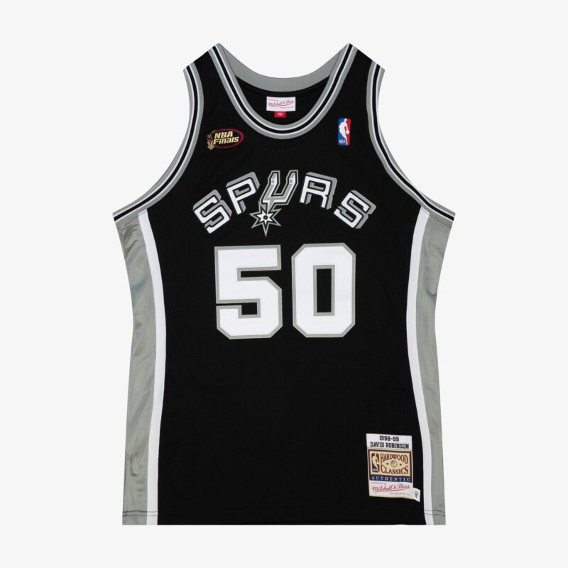 David Robinson San Antonio Spurs 1998-99 Black Jersey Stitched