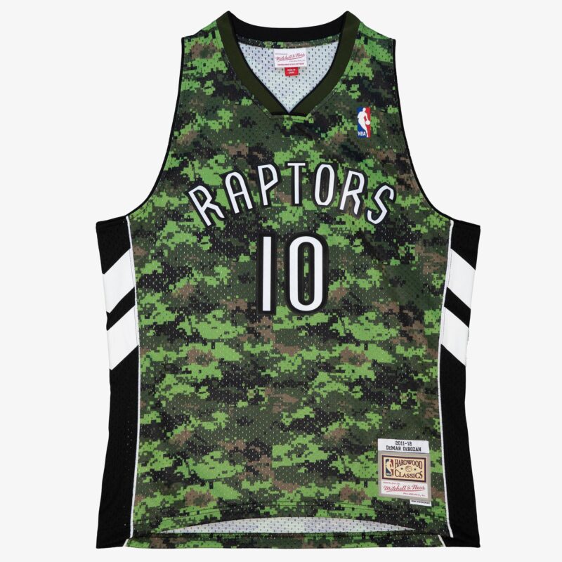 DeMar DeRozan Toronto Raptors 2011-12 Camo Jersey Stitched