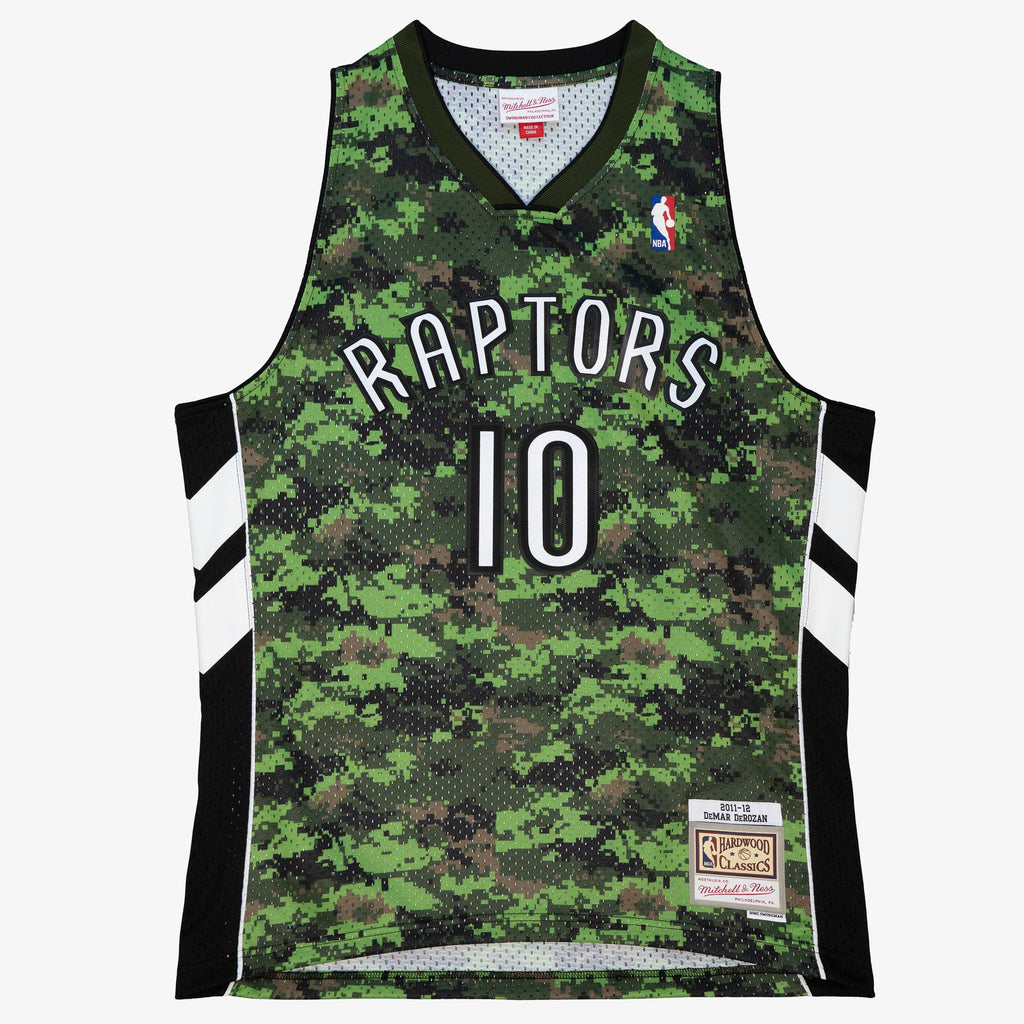 DeMar DeRozan Toronto Raptors 2011-12 Camo Jersey Stitched