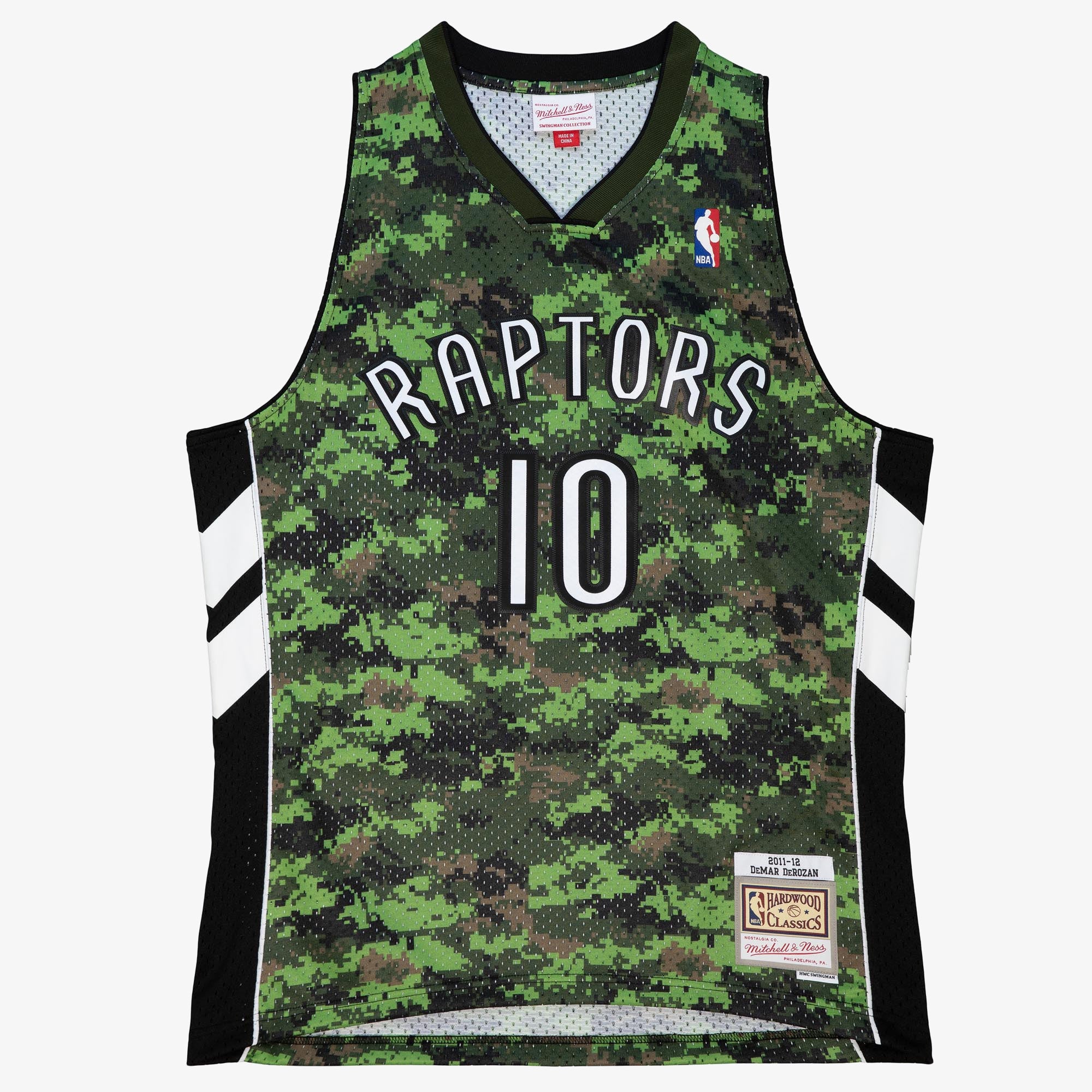 DeMar DeRozan Toronto Raptors 2011-12 Camo Jersey Stitched