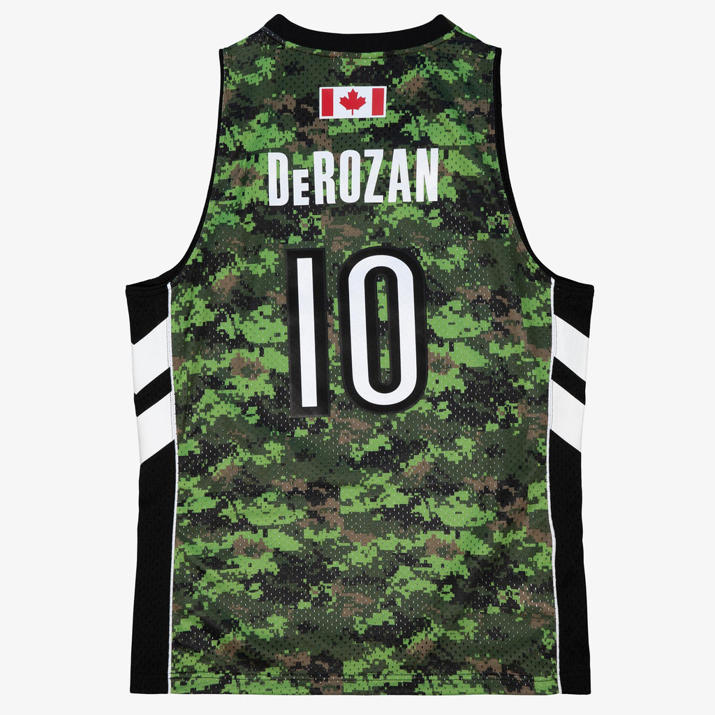 DeMar DeRozan Toronto Raptors 2011-12 Camo Jersey Stitched