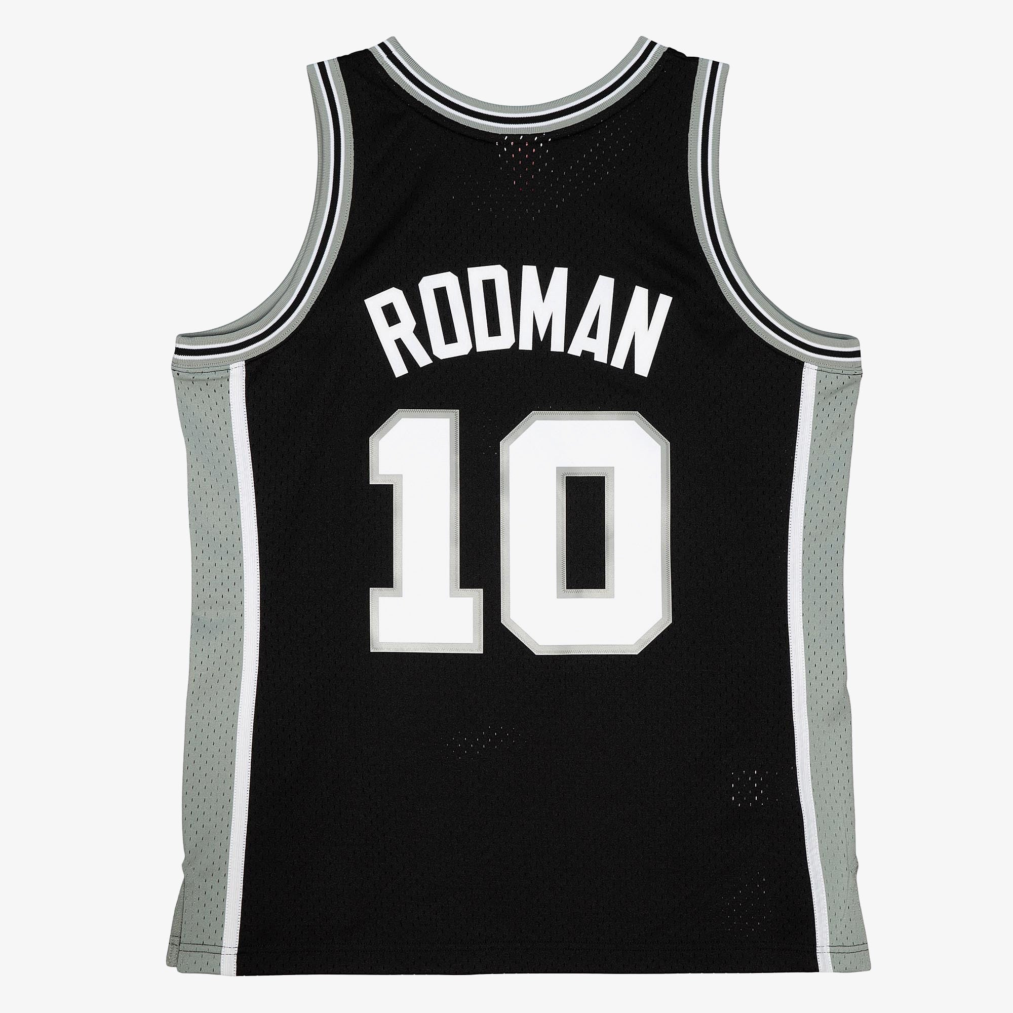 Dennis Rodman Black San Antonio Spurs 1993-94 Hardwood Classics Jersey Stitched