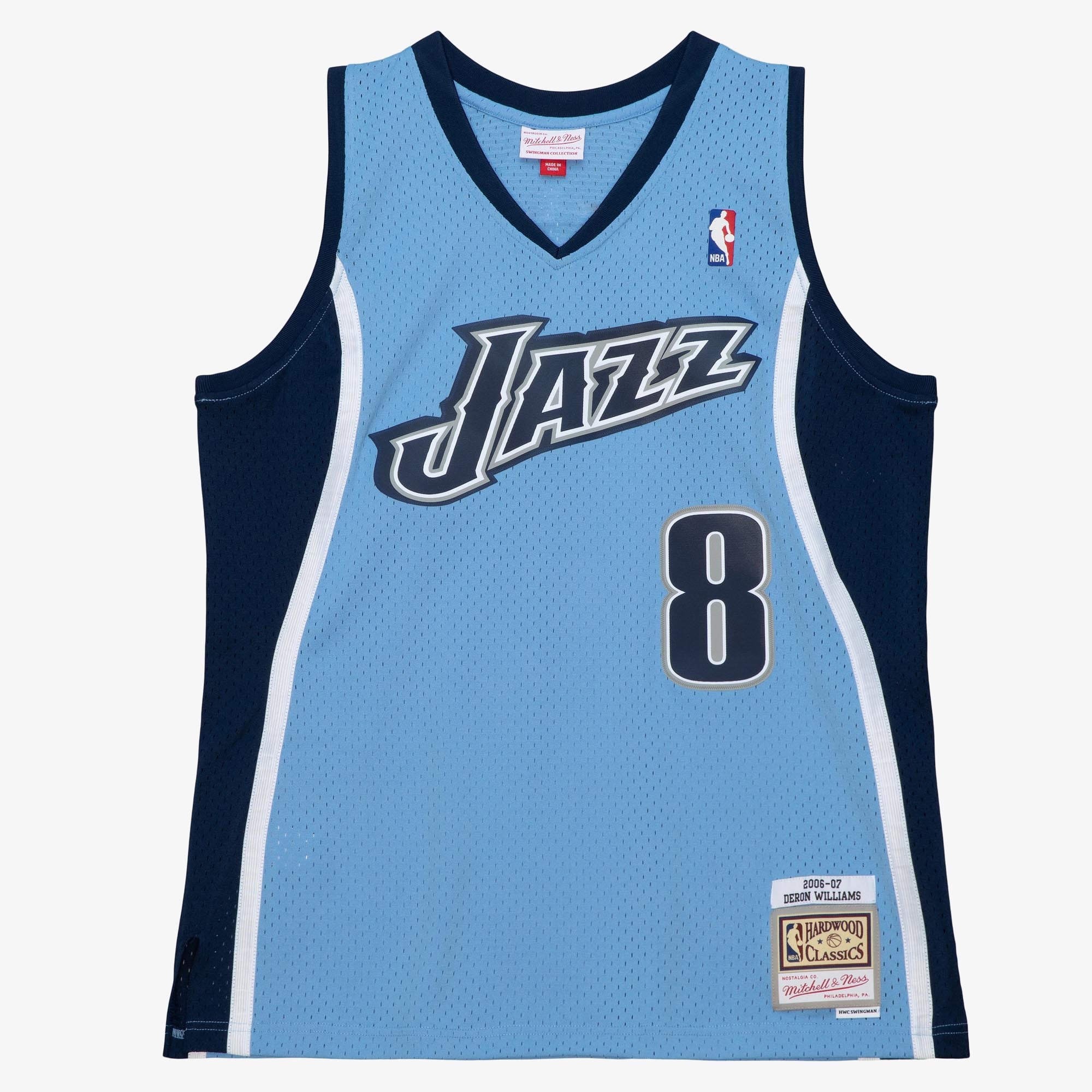 Deron Williams Utah Jazz 2006-07 Powder Blue Jersey Stitched