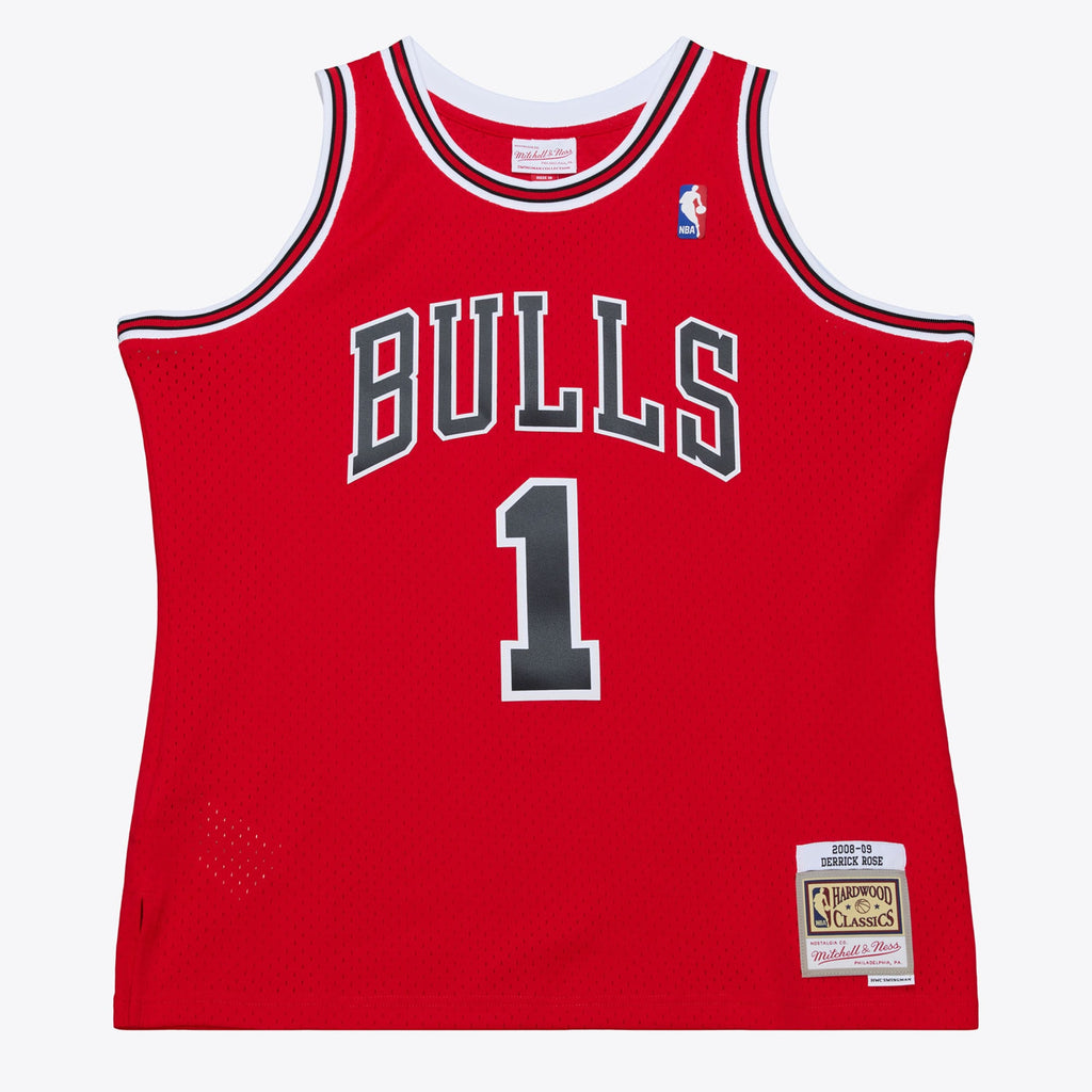 Derrick Rose Chicago Bulls 2008-09 Red Jersey Stitched