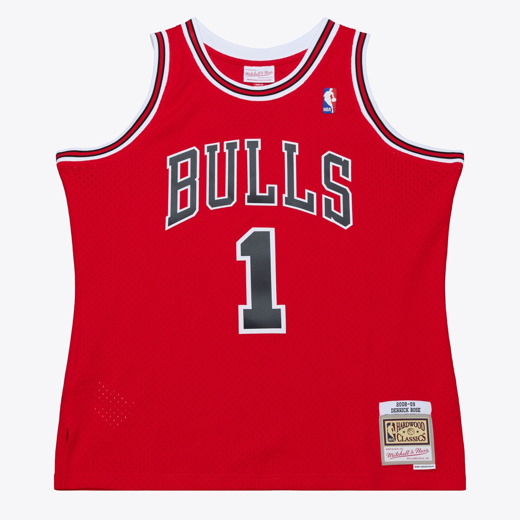 Derrick Rose Chicago Bulls 2008-09 Red Jersey Stitched