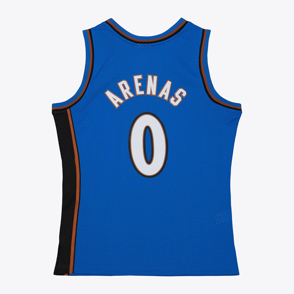 Gilbert Arenas Washington Wizards 2004-05 Blue Jersey Stitched