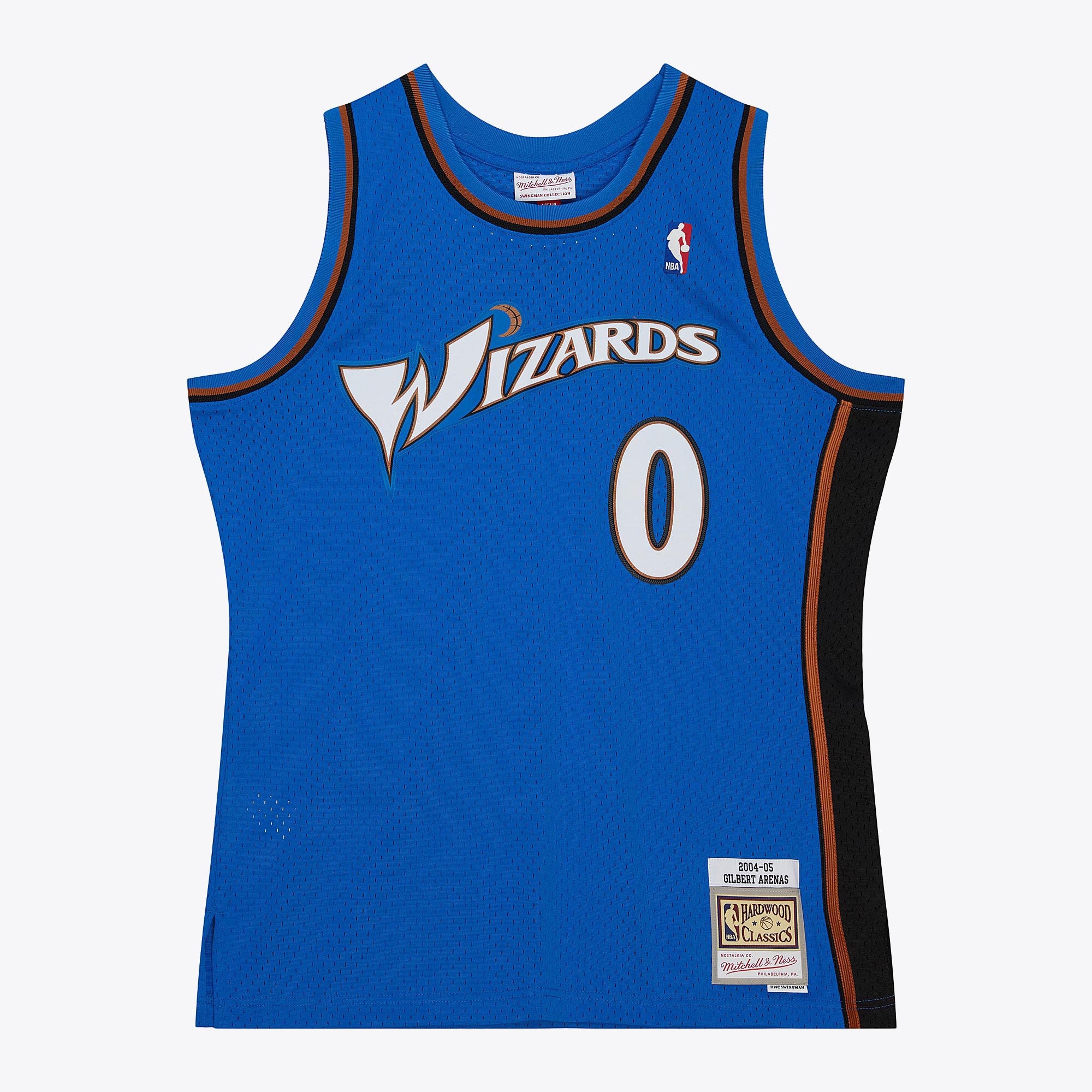 Gilbert Arenas Washington Wizards 2004-05 Blue Jersey Stitched