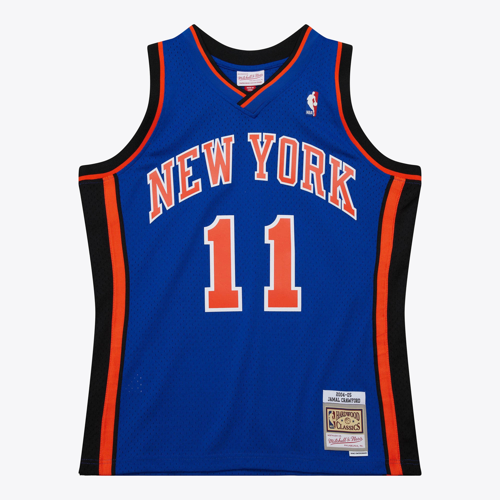 Jamal Crawford New York Knicks 2004-05 Blue Jersey Stitched