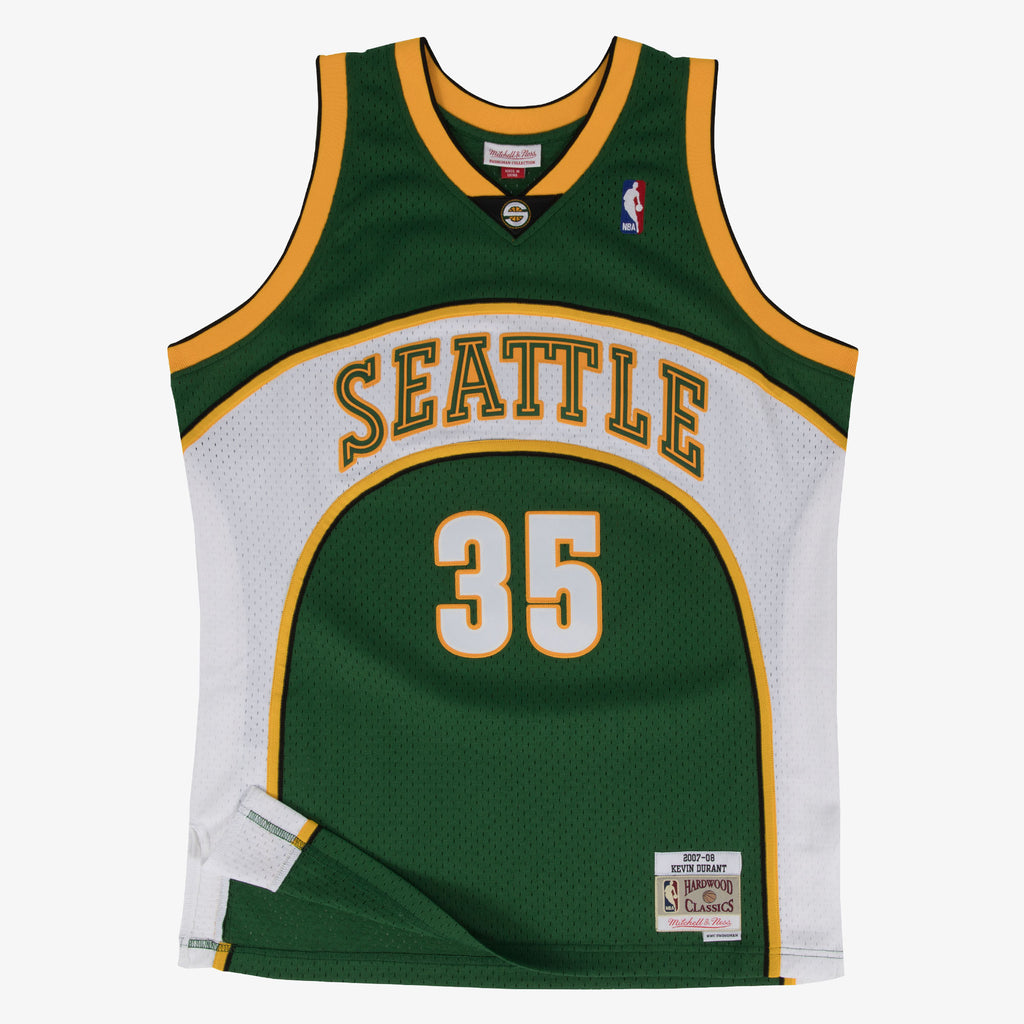 Kevin Durant Seattle SuperSonics 2007-08 Green Jersey Stitched