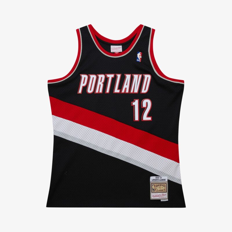 LaMarcus Aldridge Portland Trail Blazers 2006-07 Black Jersey Stitched