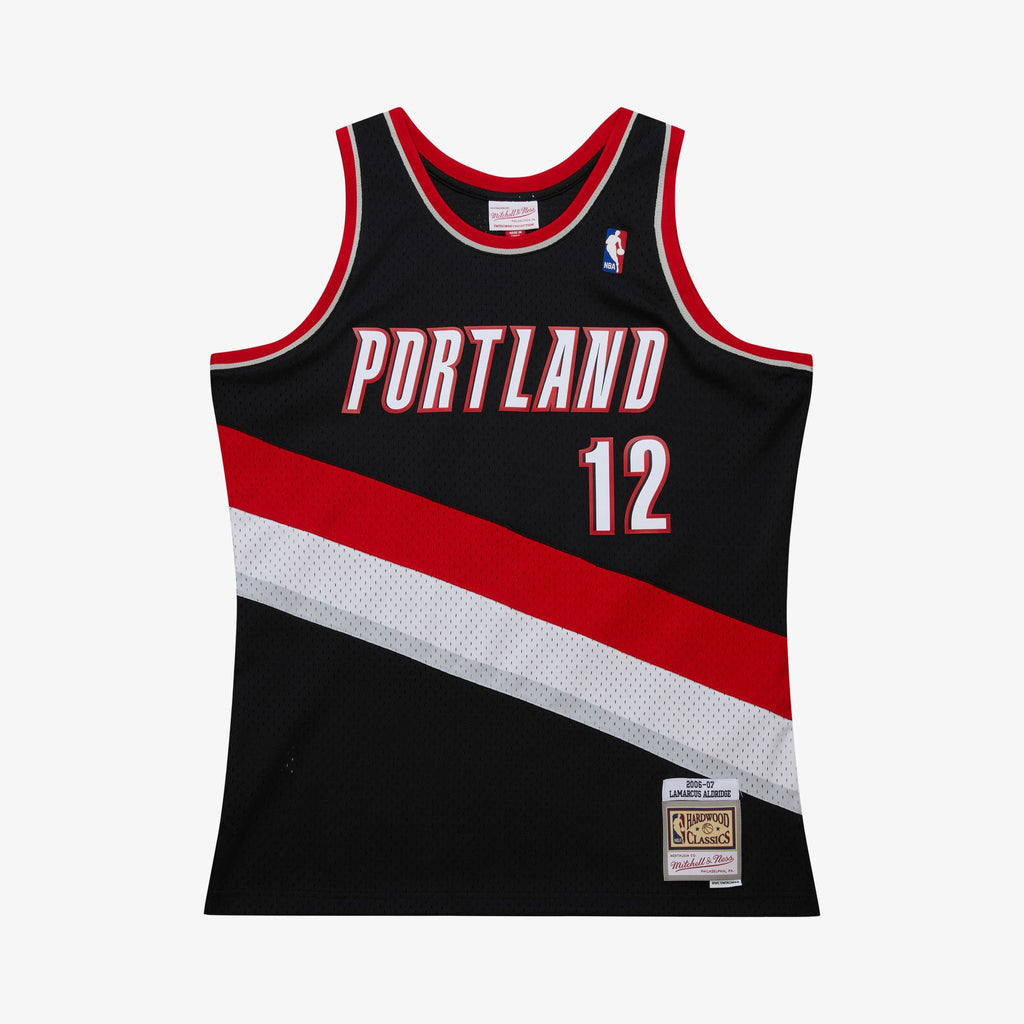 LaMarcus Aldridge Portland Trail Blazers 2006-07 Black Jersey Stitched