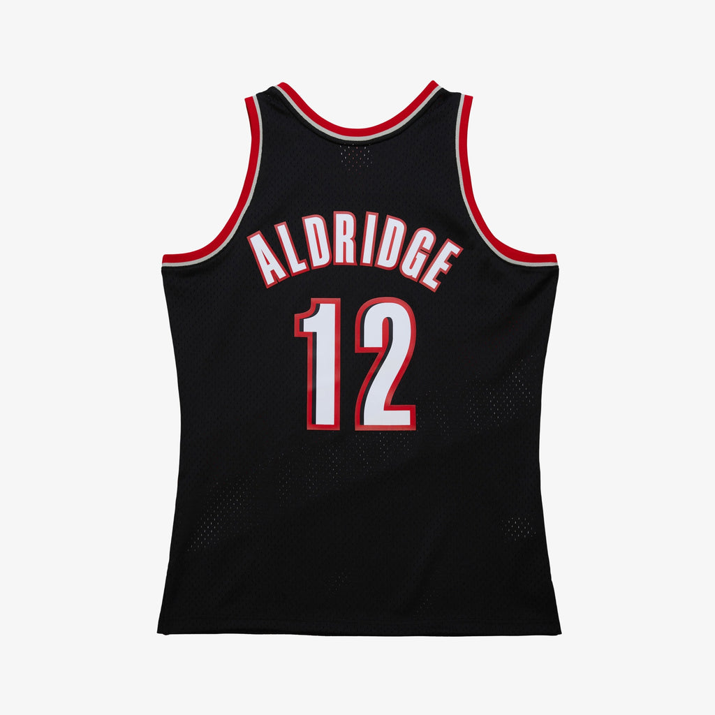 LaMarcus Aldridge Portland Trail Blazers 2006-07 Black Jersey Stitched