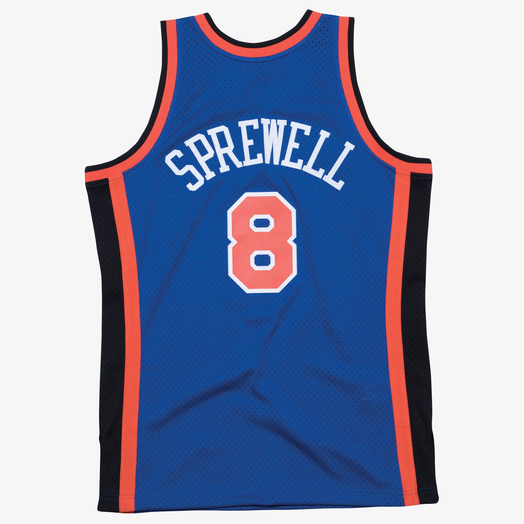 Latrell Sprewell New York Knicks 1998-99 Blue Jersey Stitched