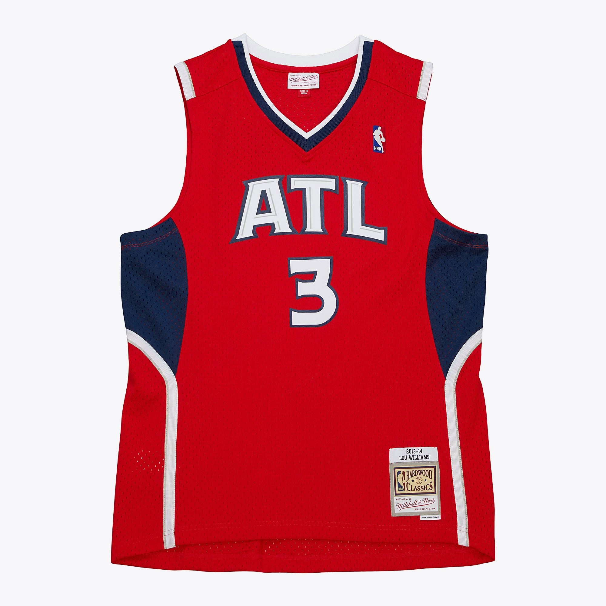 Lou Williams Atlanta Hawks 2013-14 Red Jersey Stitched