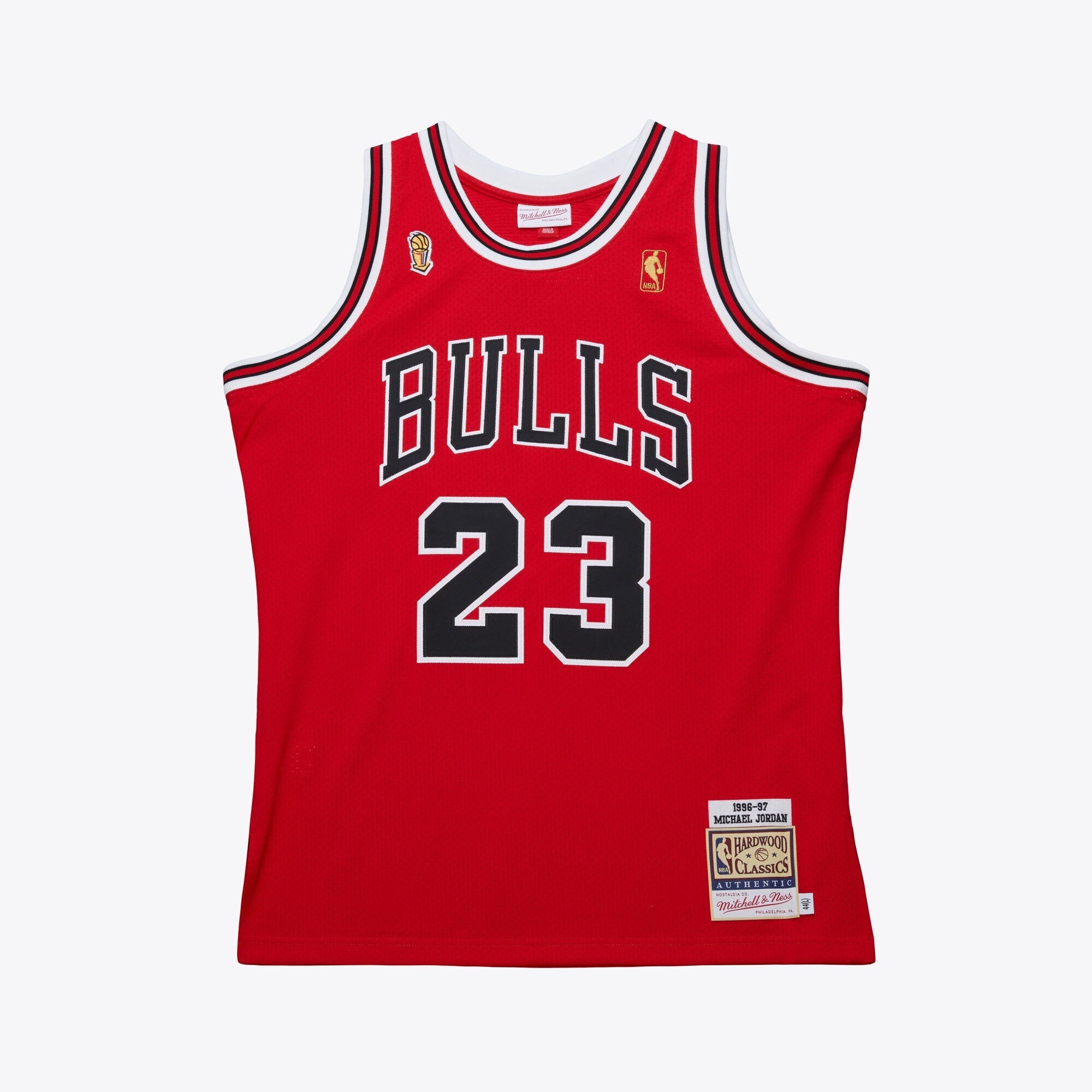 Michael Jordan Chicago Bulls 1996-97 Red Jersey Stitched