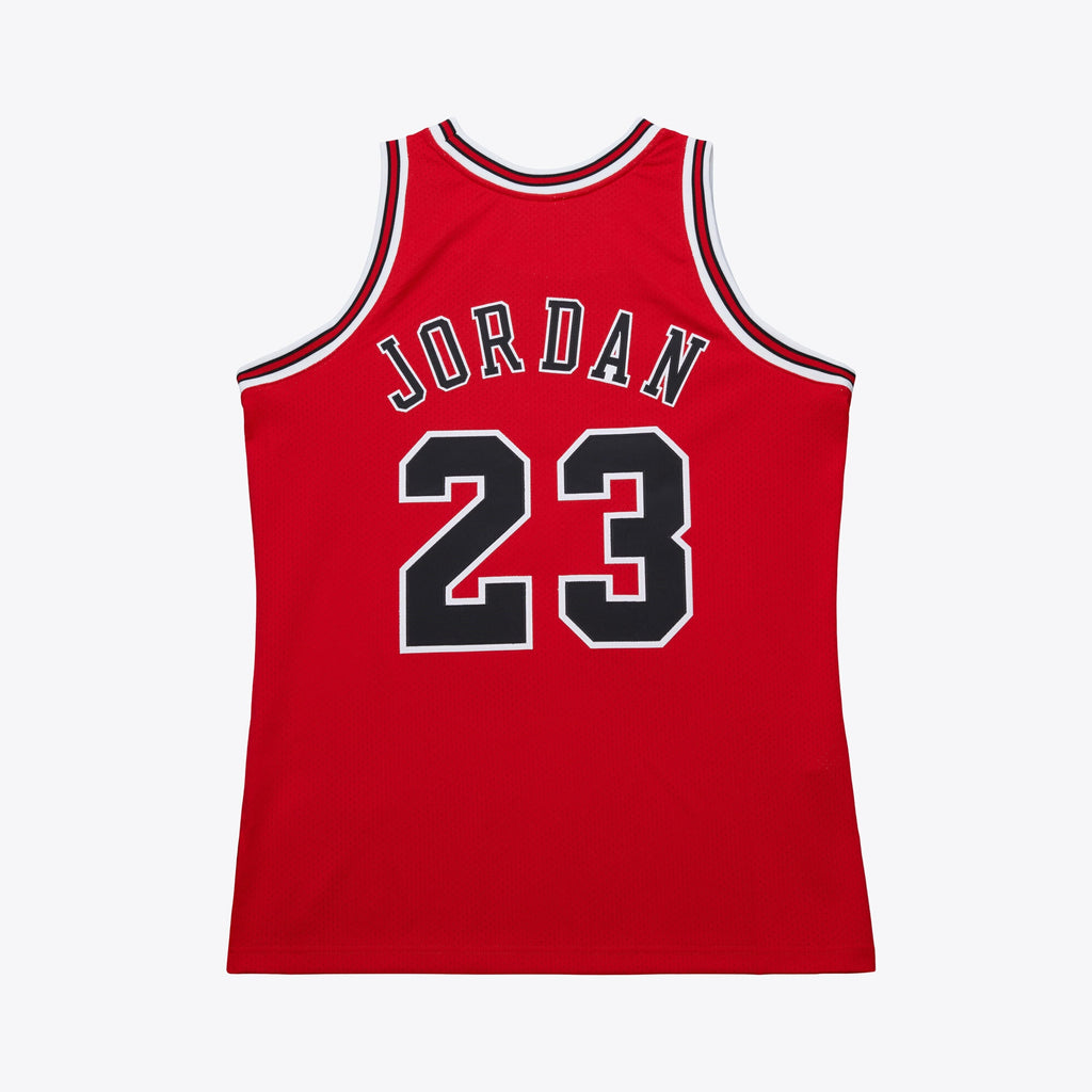 Michael Jordan Chicago Bulls 1996-97 Red Jersey Stitched