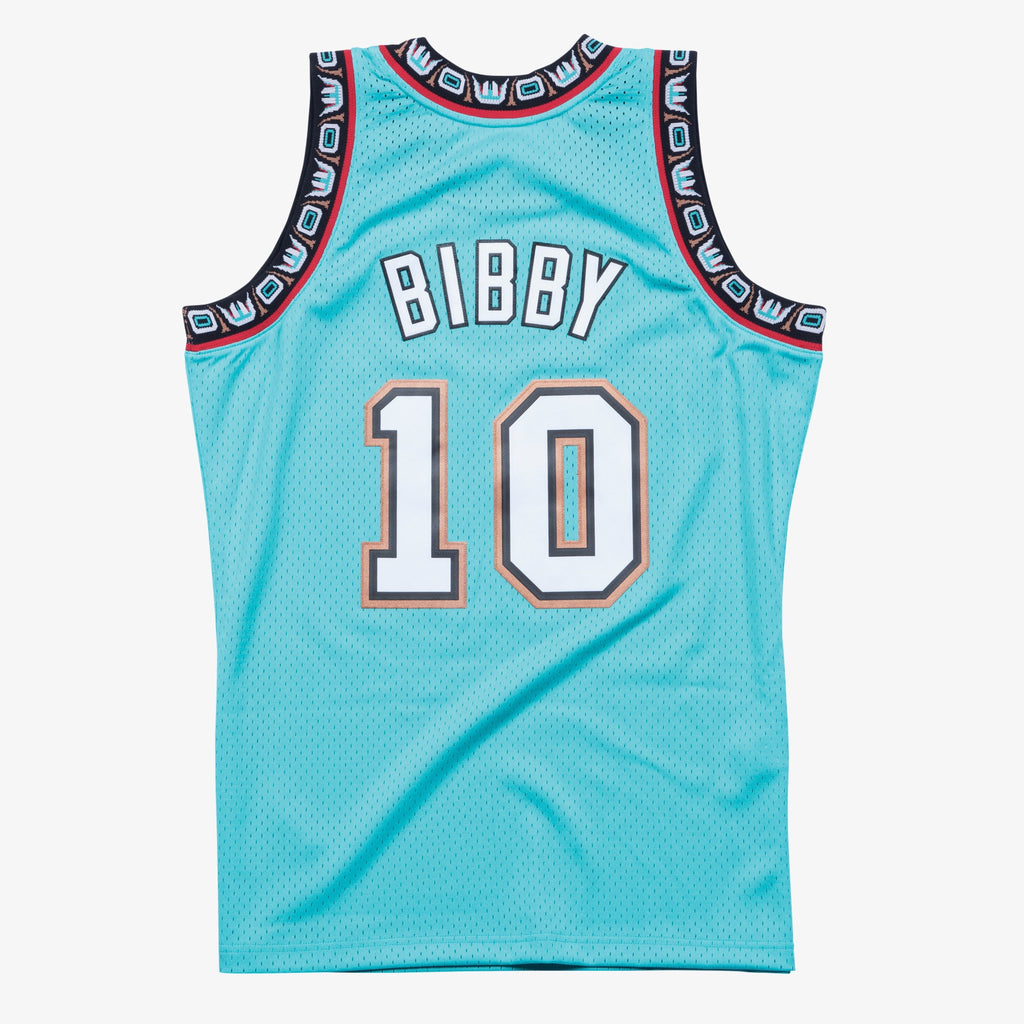 Mike Bibby Vancouver Grizzlies 1998-99 Turquoise Jersey Stitched