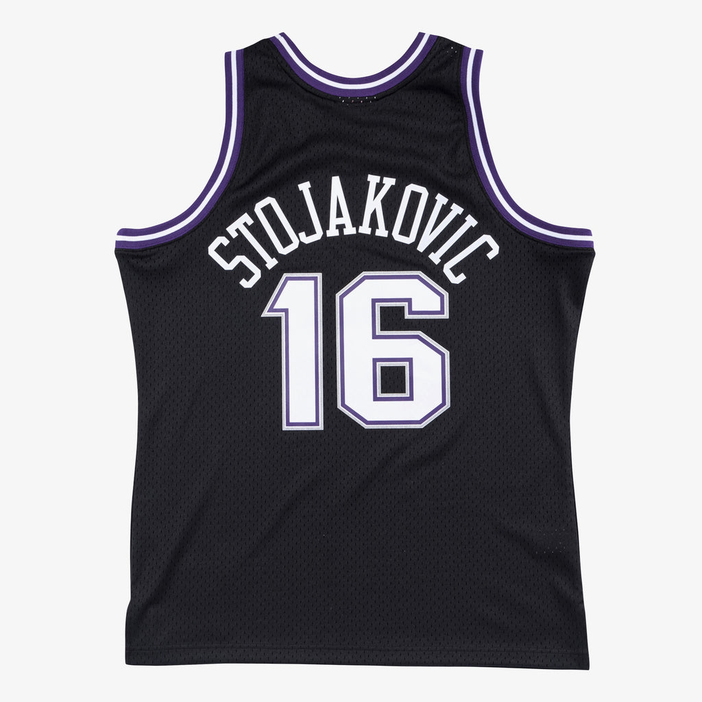 Peja Stojakovic Kings 2001-02 Black Jersey Stitched
