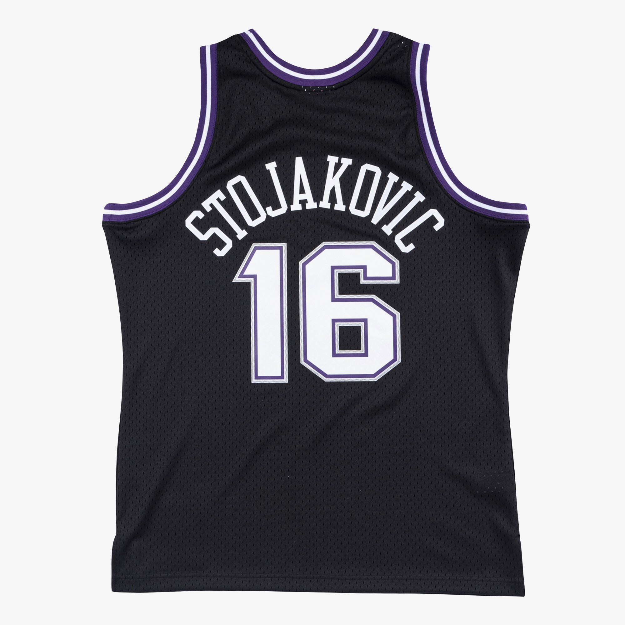 Peja Stojakovic Kings 2001-02 Black Jersey Stitched