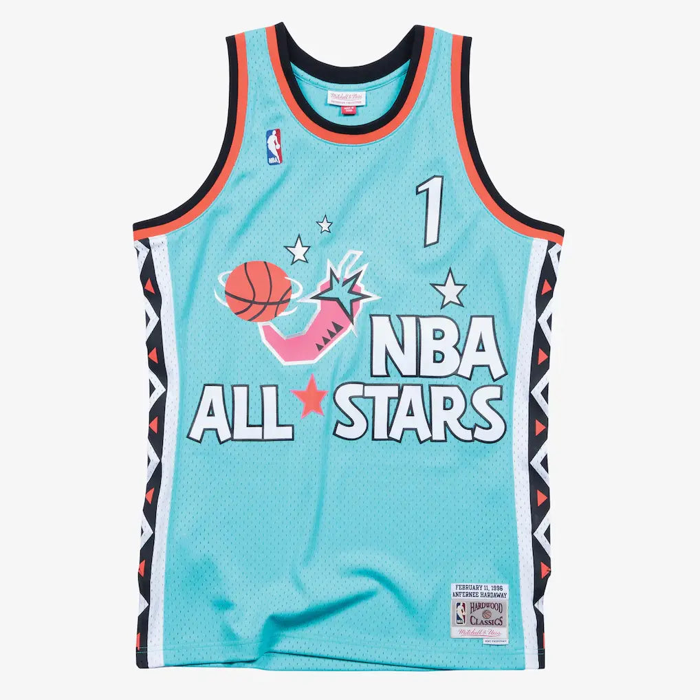 Penny Hardaway 1996 All-Star Game Turquoise Jersey Stitched