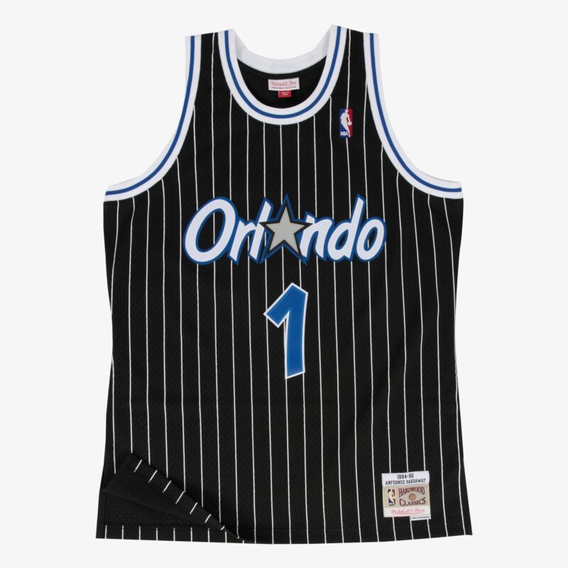 Penny Hardaway Orlando Magic 1994-95 Black Jersey Stitched