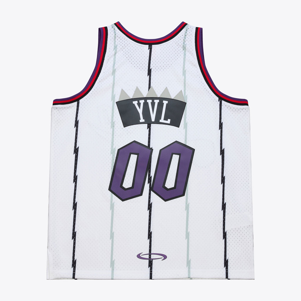 Raptors 1998-99 White Playboi Carti Jersey Stitched