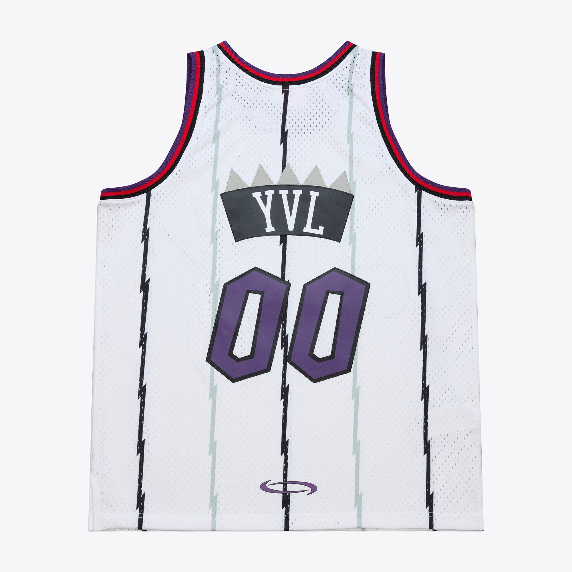 Raptors 1998-99 White Playboi Carti Jersey Stitched