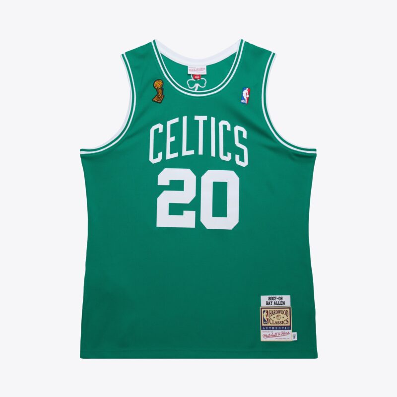 Ray Allen Celtics 2007-08 Kelly Green Jersey Stitched