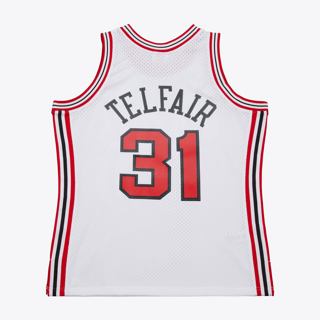Sebastian Telfair Portland Trail Blazers 2004-05 White Jersey Stitched