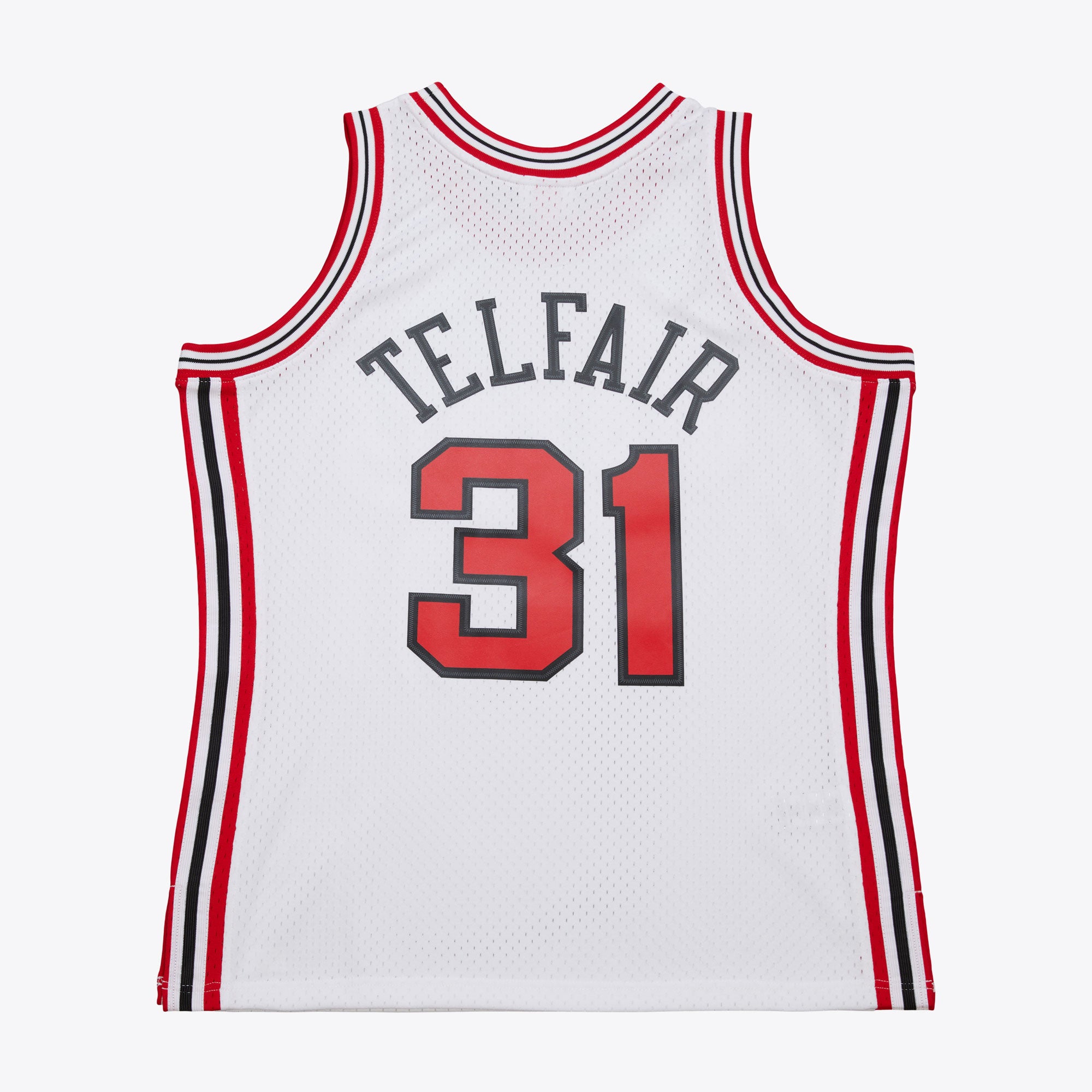 Sebastian Telfair Portland Trail Blazers 2004-05 White Jersey Stitched