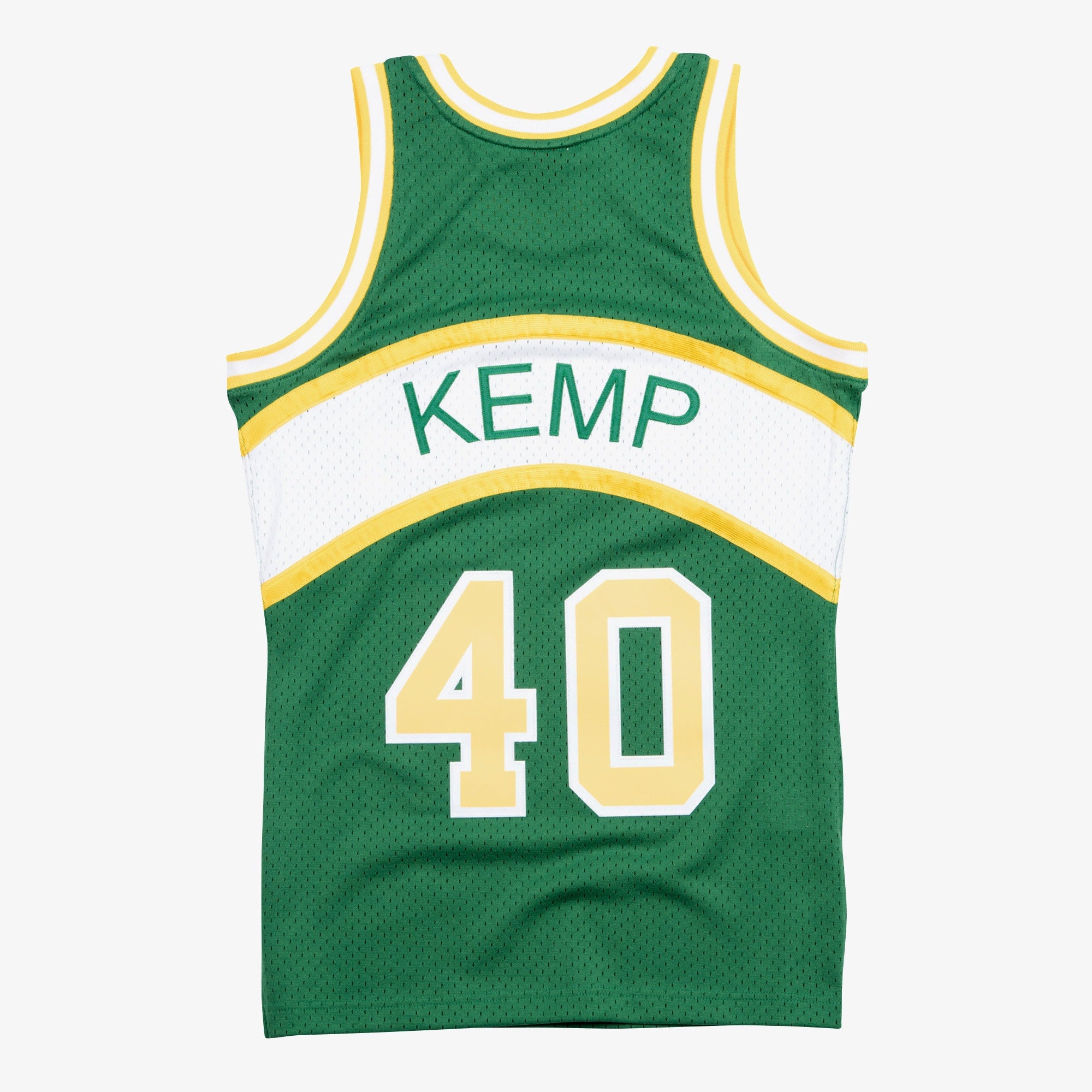 Shawn Kemp SuperSonics 1994-95 Green Jersey Stitched