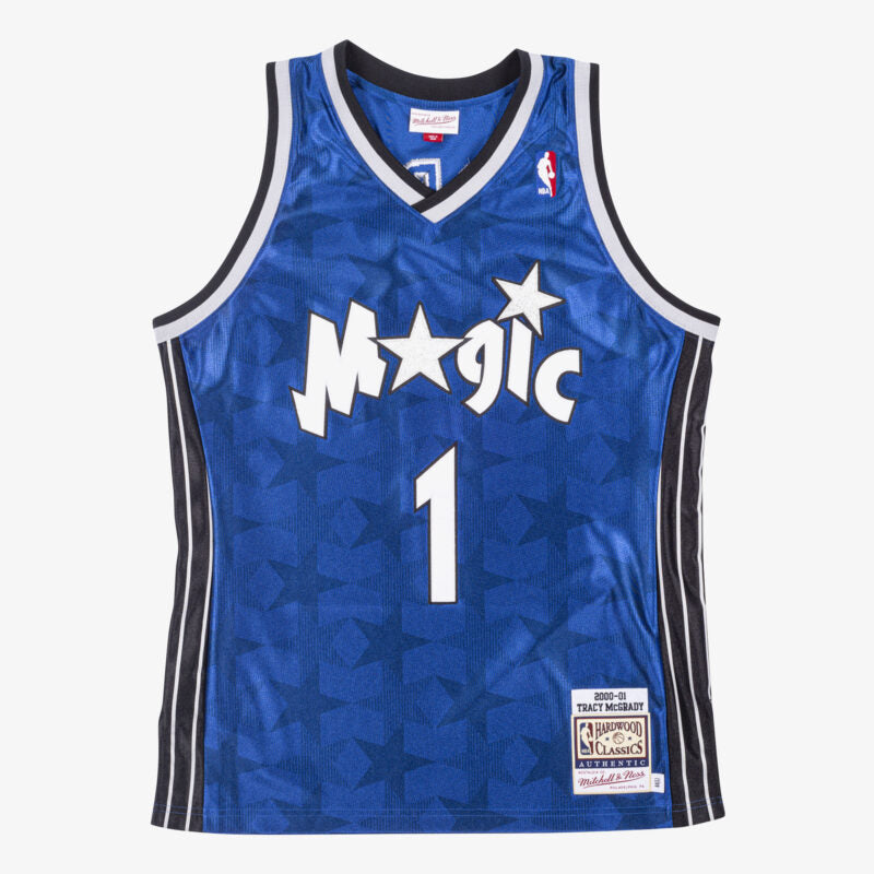 Tracy McGrady Magic 2000-01 Blue Jersey Stitched