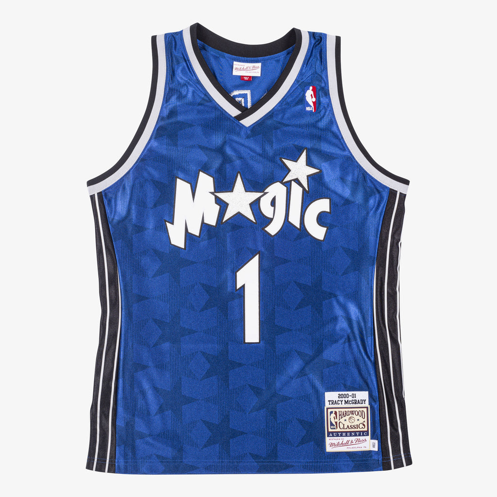 Tracy McGrady Magic 2000-01 Blue Jersey Stitched