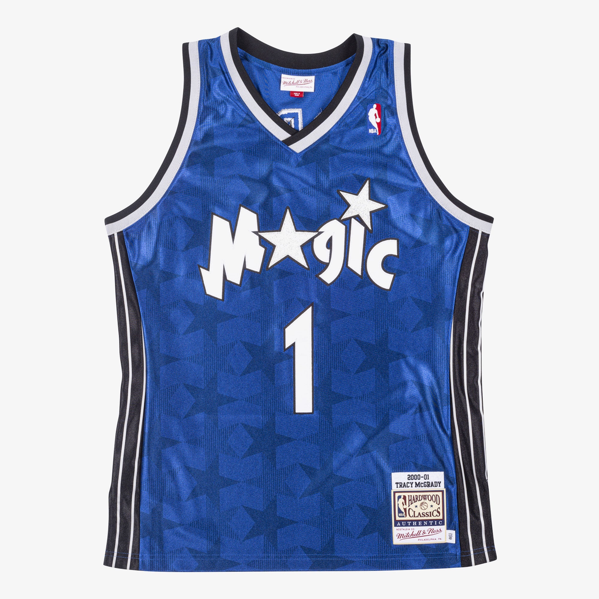 Tracy McGrady Magic 2000-01 Blue Jersey Stitched
