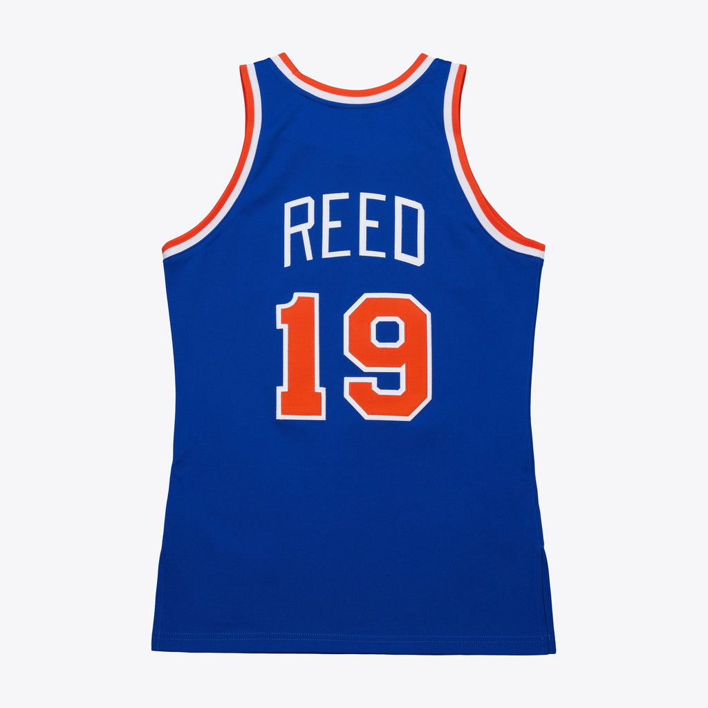 Willis Reed Knicks 1972-73 Blue Jersey Stitched