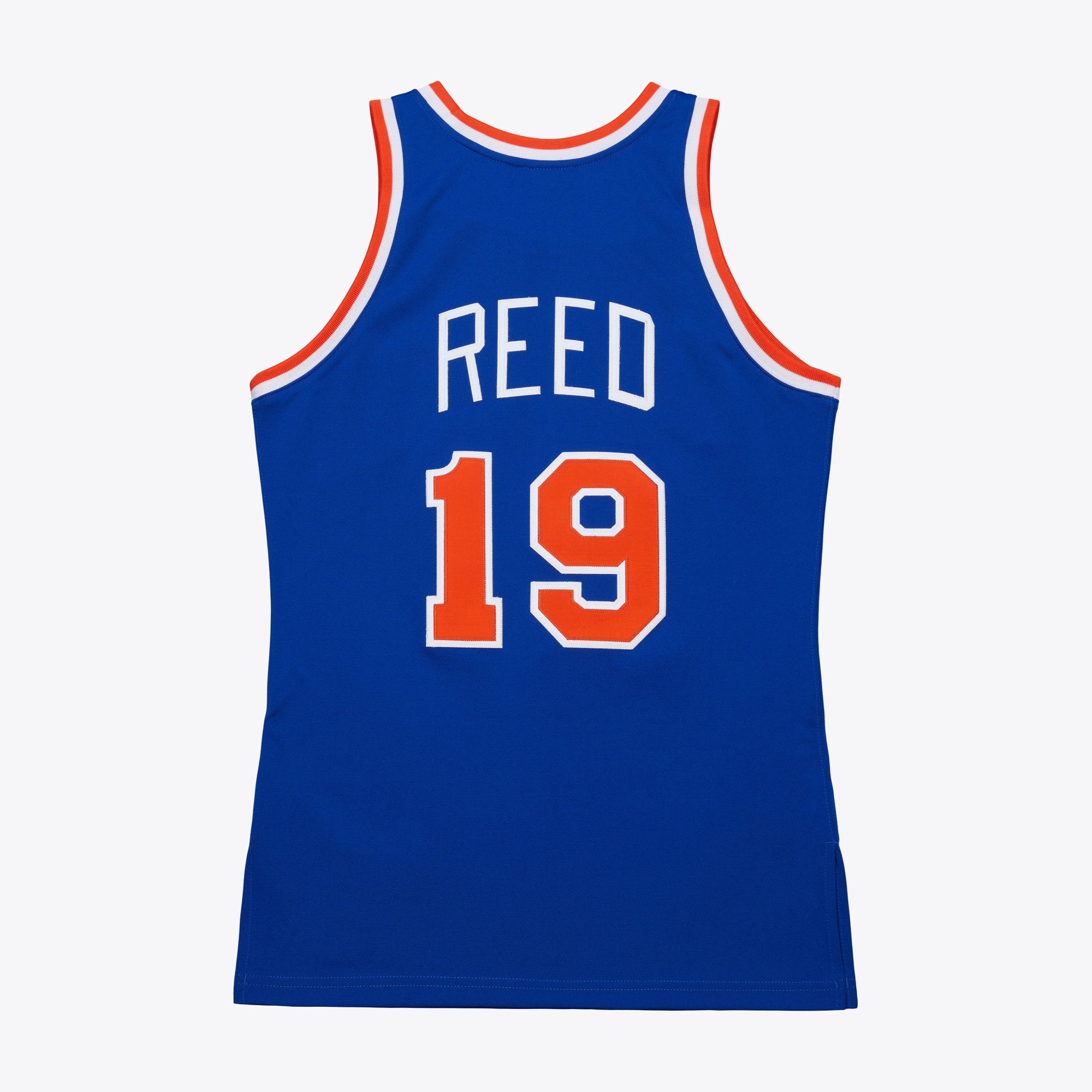 Willis Reed Knicks 1972-73 Blue Jersey Stitched